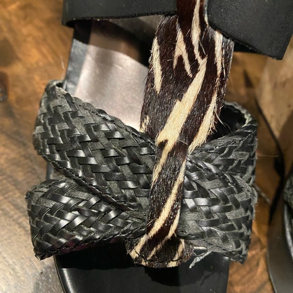 Carlos Santana Carley Black Wedges 6 1/2 - Picture 5 of 12